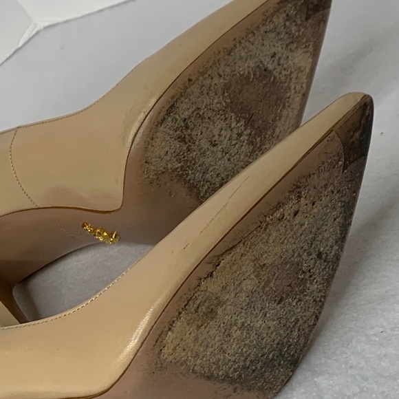Prada Nappa leather pointed pumps heels size 9 - Picture 8 of 9